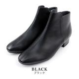 black | 日本製 シンプルショートブーツ 晴雨兼用 | SHOE FANTASY