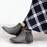 ラウンドトゥショートブーツ 3cmヒール シンプル | SHOE FANTASY | 詳細画像21