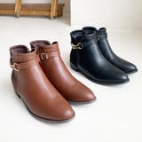 ラウンドトゥショートブーツ 3cmヒール シンプル | SHOE FANTASY | 詳細画像7