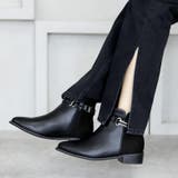 ラウンドトゥショートブーツ 3cmヒール シンプル | SHOE FANTASY | 詳細画像11