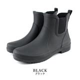 black | サイドゴア レインブーツ 完全防水 ショートブーツ | SHOE FANTASY
