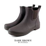 darkbrown | サイドゴア レインブーツ 完全防水 ショートブーツ | SHOE FANTASY