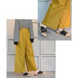 日本製 デザインカット ミュールサンダル ローヒール ぺたんこ | SHOE FANTASY | 詳細画像16 