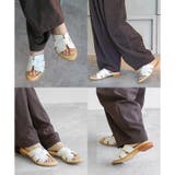 日本製 デザインカット ミュールサンダル ローヒール ぺたんこ | SHOE FANTASY | 詳細画像33 