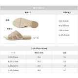 日本製 デザインカット ミュールサンダル ローヒール ぺたんこ | SHOE FANTASY | 詳細画像38 