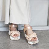 チュール クロスベルト スポーツサンダル スポサン 厚底 | SHOE FANTASY | 詳細画像41 