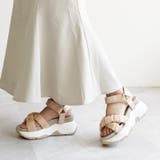 チュール クロスベルト スポーツサンダル スポサン 厚底 | SHOE FANTASY | 詳細画像45 