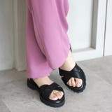 日本製 クロスベルト カジュアル サンダル ローヒール ぺたんこ | SHOE FANTASY | 詳細画像25 