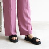 日本製 クロスベルト カジュアル サンダル ローヒール ぺたんこ | SHOE FANTASY | 詳細画像27 