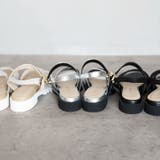 日本製 クロスベルト カジュアル サンダル ローヒール ぺたんこ | SHOE FANTASY | 詳細画像17 