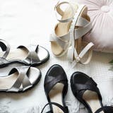 日本製 クロスベルト カジュアル サンダル ローヒール ぺたんこ | SHOE FANTASY | 詳細画像18 