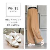 日本製 ダブルベルト カジュアル サンダル ローヒール ぺたんこ | SHOE FANTASY | 詳細画像12 