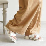 日本製 ダブルベルト カジュアル サンダル ローヒール ぺたんこ | SHOE FANTASY | 詳細画像36 