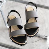 日本製 ダブルベルト カジュアル サンダル ローヒール ぺたんこ | SHOE FANTASY | 詳細画像38 