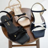 日本製 グログランリボン付き シャギーチュール サンダル | SHOE FANTASY | 詳細画像17