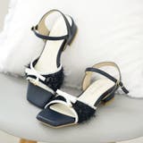 日本製 グログランリボン付き シャギーチュール サンダル | SHOE FANTASY | 詳細画像34
