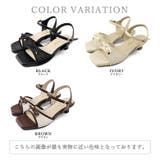 日本製 グログランリボン チュール レース サンダル | SHOE FANTASY | 詳細画像2 