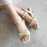 日本製 グログランリボン チュール レース サンダル | SHOE FANTASY | 詳細画像34 