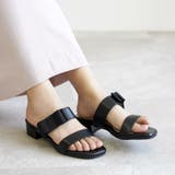 日本製 グログランリボン ダブルベルト ミュール サンダル | SHOE FANTASY | 詳細画像24