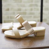 日本製 グログランリボン ダブルベルト ミュール サンダル | SHOE FANTASY | 詳細画像29