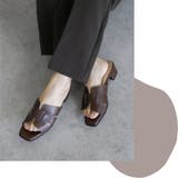 日本製 カットワークミュールサンダル 痛くない 柔らかい | SHOE FANTASY | 詳細画像19