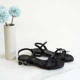 日本製 ダブルリボン ストラップ サンダル 痛くない 柔らかい | SHOE FANTASY | 詳細画像19