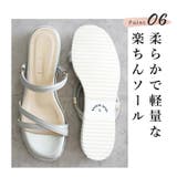 日本製 カジュアル 2way ベルト サンダル ローヒール ぺたんこ | SHOE FANTASY | 詳細画像9 