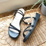 日本製 カジュアル 2way ベルト サンダル ローヒール ぺたんこ | SHOE FANTASY | 詳細画像26 