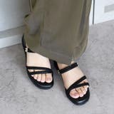 日本製 カジュアル 2way ベルト サンダル ローヒール ぺたんこ | SHOE FANTASY | 詳細画像30 