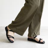 日本製 カジュアル 2way ベルト サンダル ローヒール ぺたんこ | SHOE FANTASY | 詳細画像31 