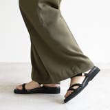 日本製 カジュアル 2way ベルト サンダル ローヒール ぺたんこ | SHOE FANTASY | 詳細画像32 