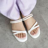日本製 カジュアル 2way ベルト サンダル ローヒール ぺたんこ | SHOE FANTASY | 詳細画像35 