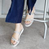 日本製 カジュアル 2way ベルト サンダル ローヒール ぺたんこ | SHOE FANTASY | 詳細画像43 