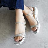 日本製 カジュアル 2way ベルト サンダル ローヒール ぺたんこ | SHOE FANTASY | 詳細画像45 