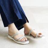 日本製 カジュアル 2way ベルト サンダル ローヒール ぺたんこ | SHOE FANTASY | 詳細画像47 