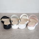 日本製 カジュアル 2way ベルト サンダル ローヒール ぺたんこ | SHOE FANTASY | 詳細画像20 
