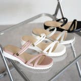 日本製 カジュアル 2way ベルト サンダル ローヒール ぺたんこ | SHOE FANTASY | 詳細画像21 