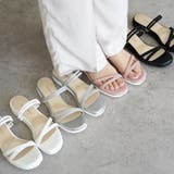 日本製 カジュアル 2way ベルト サンダル ローヒール ぺたんこ | SHOE FANTASY | 詳細画像24 
