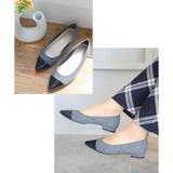 日本製 ポインテッドトゥ トゥキャップ パンプス ローヒール 幅広 | SHOE FANTASY | 詳細画像27 