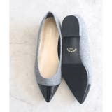 日本製 ポインテッドトゥ トゥキャップ パンプス ローヒール 幅広 | SHOE FANTASY | 詳細画像32 