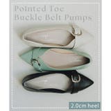 日本製 ポインテッドトゥ バックル レインパンプス 晴雨兼用 | SHOE FANTASY | 詳細画像4
