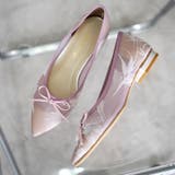日本製 ポインテッドトゥ レースチュール バレエパンプス | SHOE FANTASY | 詳細画像37