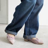 日本製 ポインテッドトゥ レースチュール バレエパンプス | SHOE FANTASY | 詳細画像41