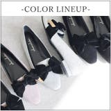 日本製 ベルベットリボン オペラパンプス ローヒール 幅広 | SHOE FANTASY | 詳細画像12