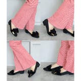 日本製 ベルベットリボン オペラパンプス ローヒール 幅広 | SHOE FANTASY | 詳細画像16
