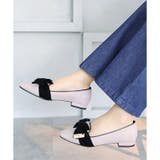 日本製 ベルベットリボン オペラパンプス ローヒール 幅広 | SHOE FANTASY | 詳細画像20