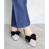 日本製 ベルベットリボン オペラパンプス ローヒール 幅広 | SHOE FANTASY | 詳細画像21