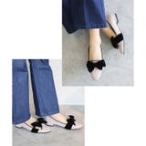 日本製 ベルベットリボン オペラパンプス ローヒール 幅広 | SHOE FANTASY | 詳細画像22
