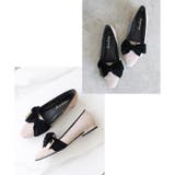 日本製 ベルベットリボン オペラパンプス ローヒール 幅広 | SHOE FANTASY | 詳細画像23