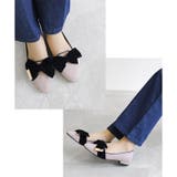 日本製 ベルベットリボン オペラパンプス ローヒール 幅広 | SHOE FANTASY | 詳細画像25
